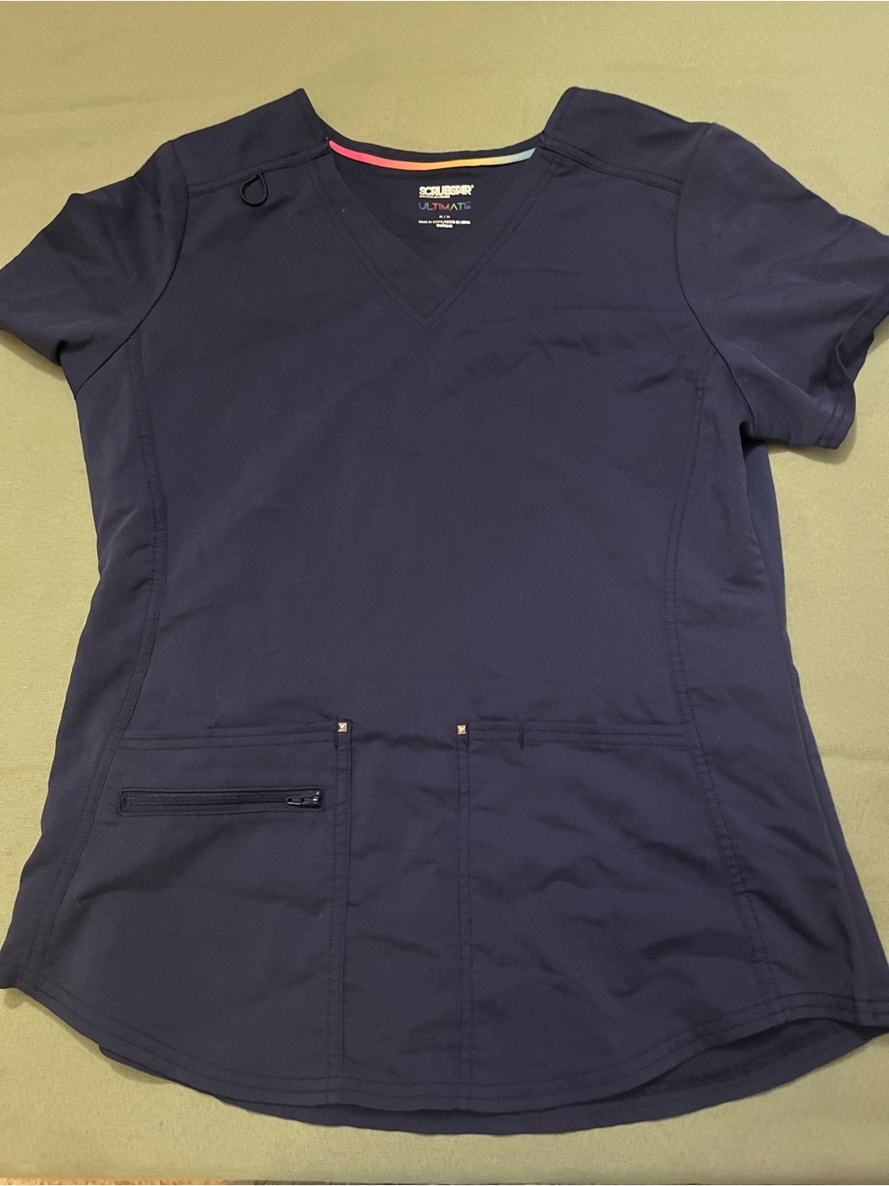 ScrubStar Navy Blue Women's Scrub Top